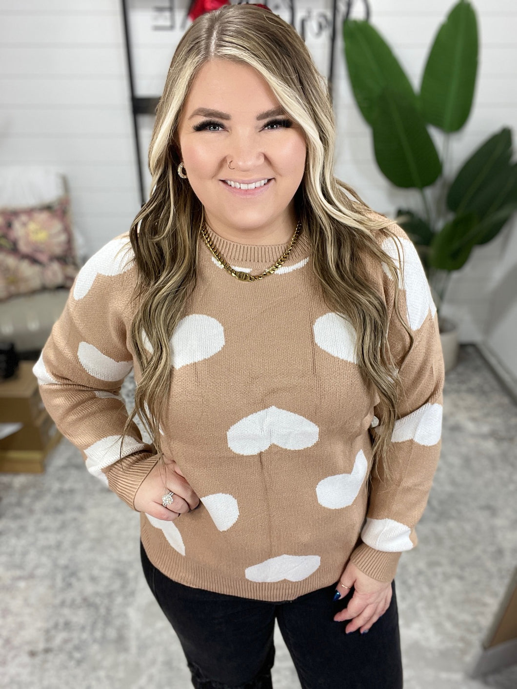 Heart to Heart Crewneck Sweater