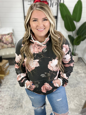 Ampersand University Hoodie Blush & Blooms