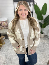 Load image into Gallery viewer, CharlieMae Star Button Up Long Sleeve Cardigan