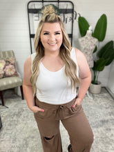 Load image into Gallery viewer, Weekend Hero Wide Leg Sweats in Mocha