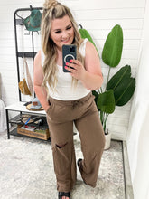 Load image into Gallery viewer, Weekend Hero Wide Leg Sweats in Mocha