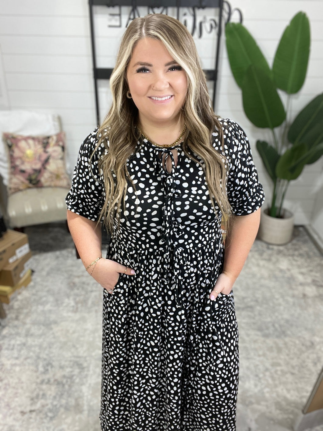 I'm Feeling Independent Half Sleeve Dress