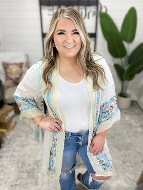 Always Flowing Open Front High Low Cardigan