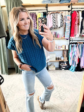 Load image into Gallery viewer, Kelly Knitted Top - Teal