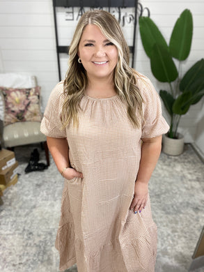 Hazel Dress in Toffee