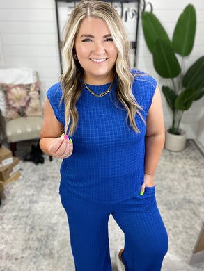 Listen Intently Textured Top and Pants Set