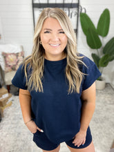 Load image into Gallery viewer, Love on the Loose Quilted Top in Navy