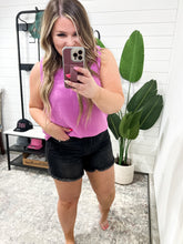 Load image into Gallery viewer, High Rise Control Top Fray Hem Judy Blue Shorts
