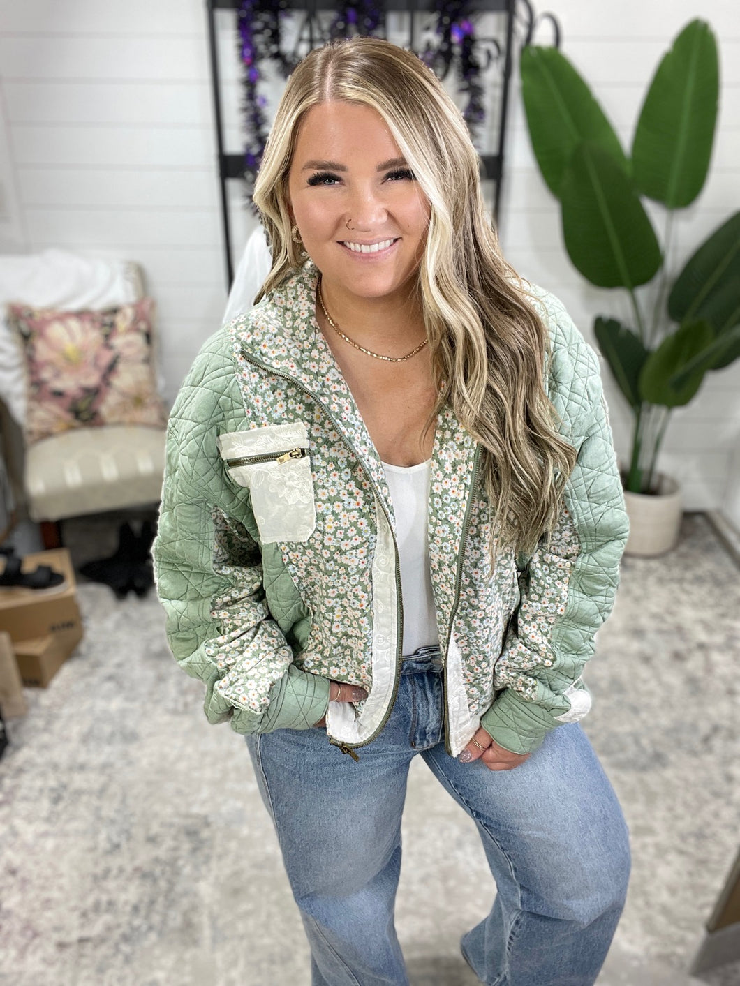 Ampersand Patch Me Pretty Bomber Jacket