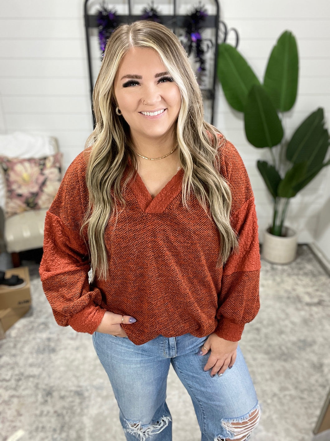 Planning Ahead Color Block Hoodie