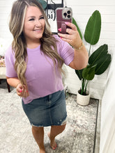Load image into Gallery viewer, Knit Pocket Top In Lilac