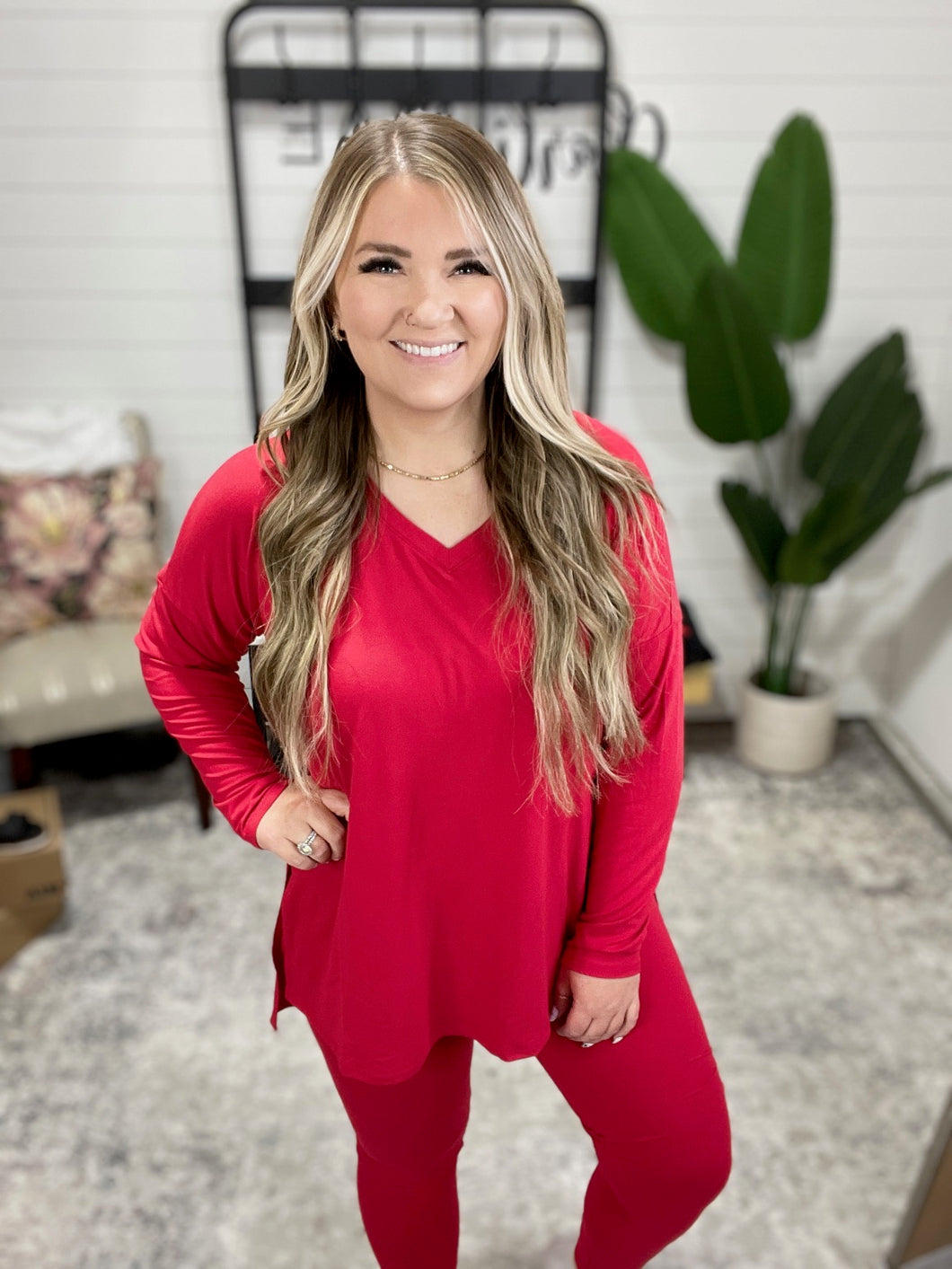 Next to Nothing Top and Bottom Set in Ruby