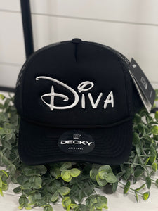 Adult Magical Diva Embroidered Snapback Hat