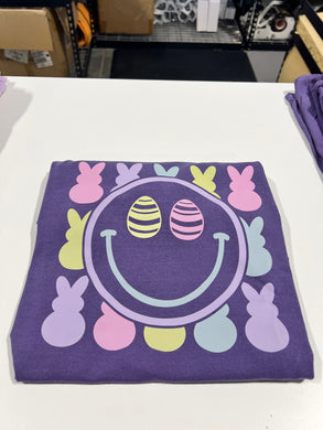 Pastel Egg Smile Graphic Tee