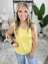 Load image into Gallery viewer, Noelle Tank - Lemon