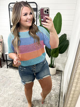 Load image into Gallery viewer, Friend Of A Friend Loose Knit Striped Sweater