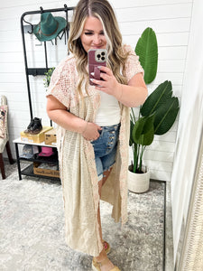 A Little Defiant Crochet Duster Kimono