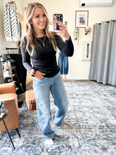 Load image into Gallery viewer, High Waist ANGELINA Column Straight Classic Soft Indigo Judy Blue Jeans