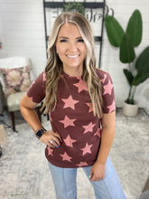 Load image into Gallery viewer, Ampersand Waffle Lulu Tee - Starstruck