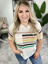 Load image into Gallery viewer, Derby Nights Retro Striped Top