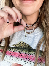 Load image into Gallery viewer, Personalized Engraved Bar Necklace