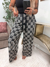 Load image into Gallery viewer, BIRDIE Stretchy Lounge Pants 2.0 in Boo Board Checkered