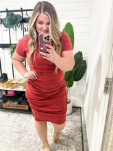 Load image into Gallery viewer, Ampersand Better Than Basic Dress in Red