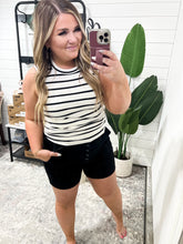 Load image into Gallery viewer, High Rise Button Fly Judy Blue Trouser Shorts