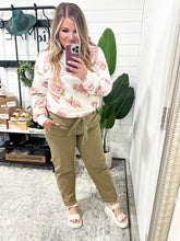 Load image into Gallery viewer, Paper Bag Waist Belted Twill Pants