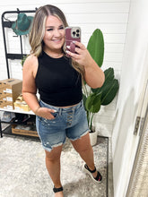 Load image into Gallery viewer, Cream of the Crop Rib Knit Tank Top in Black