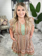Load image into Gallery viewer, Yes, Yes, Y'all Boho Dress