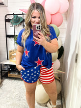 Load image into Gallery viewer, Drawstring Everyday Shorts in All American