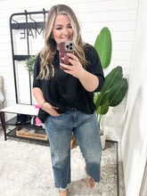 Load image into Gallery viewer, High Rise Rigid Magic Wide Leg Judy Blue Crop Jeans