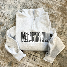 Load image into Gallery viewer, Game Day Quarter Zip – Embroidered Sport Pullover