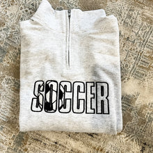 Load image into Gallery viewer, Game Day Quarter Zip – Embroidered Sport Pullover