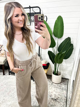 Load image into Gallery viewer, Nights Like This High Waist Sweats in Ash Mocha