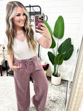 Load image into Gallery viewer, Nights Like This High Waist Sweats in Light Rose