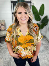 Load image into Gallery viewer, Picking Blooms Blouse in Amber Mix