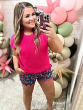 Load image into Gallery viewer, Drawstring Everyday Shorts in Watch Me Bloom Floral