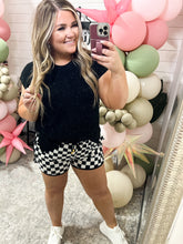 Load image into Gallery viewer, Drawstring Everyday Shorts in Checkerboard Checkered