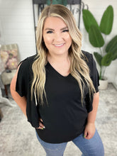 Load image into Gallery viewer, Around the World Draped Sleeve Blouse