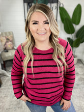 Load image into Gallery viewer, Are We There Yet? Striped Sweater