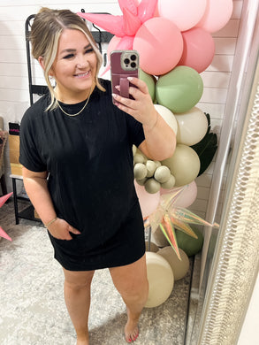 Kind Of Casual Pocket Tunic Dress