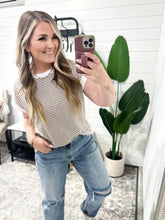 Load image into Gallery viewer, Sweet Contrast Stripe Top