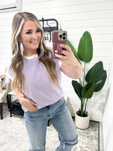 Load image into Gallery viewer, Sweet Contrast Stripe Top