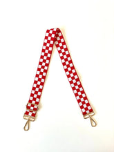 Load image into Gallery viewer, Lizzie Checkered Adjustable Bag Strap