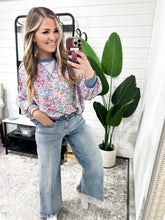 Load image into Gallery viewer, Mary Mid Rise Ankle Wide Leg + Hollywood WB + Fray Hem Judy Blue Jeans