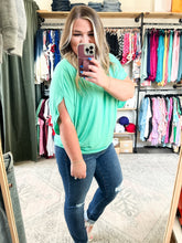 Load image into Gallery viewer, Darcy Dolman Top in Aquamarine