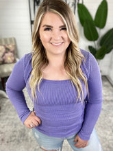 Load image into Gallery viewer, It&#39;s My Time Ribbed Long Sleeve Top