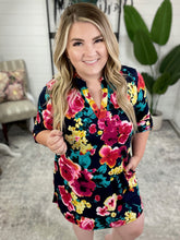 Load image into Gallery viewer, Moonlit Garden Floral Midi Dress